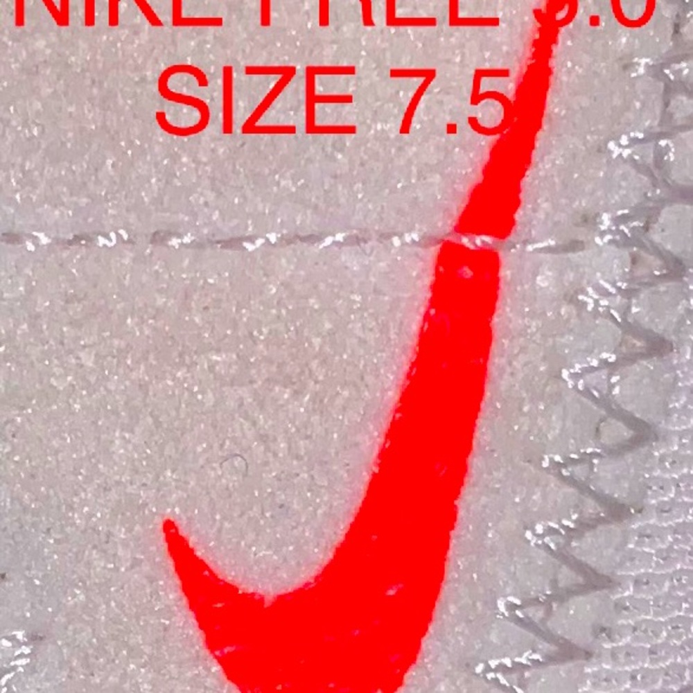 MENS NIKE FREE 5.0 TENNIS SHOES SIZE 7.5